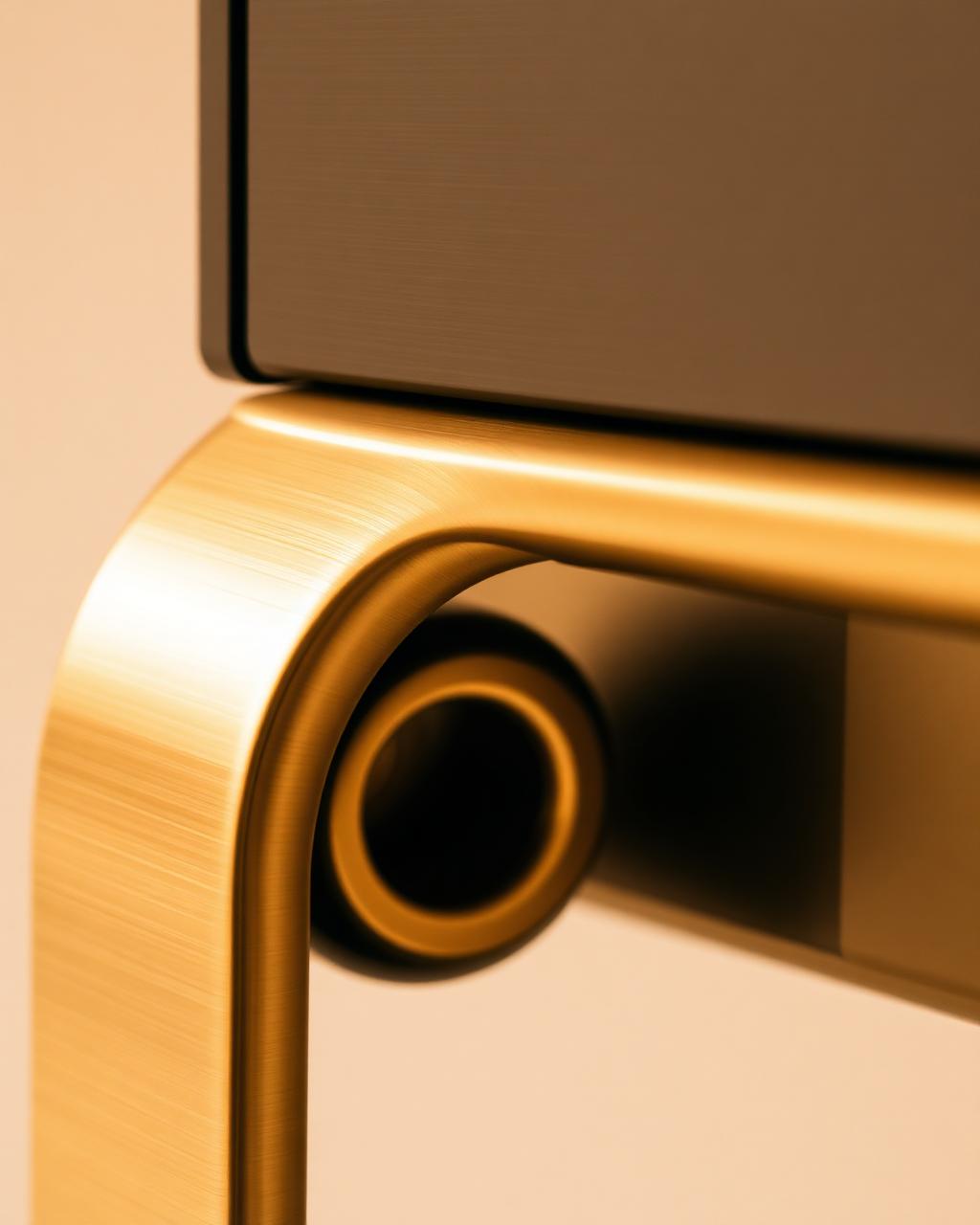 Metal — Brushed brass & bronze